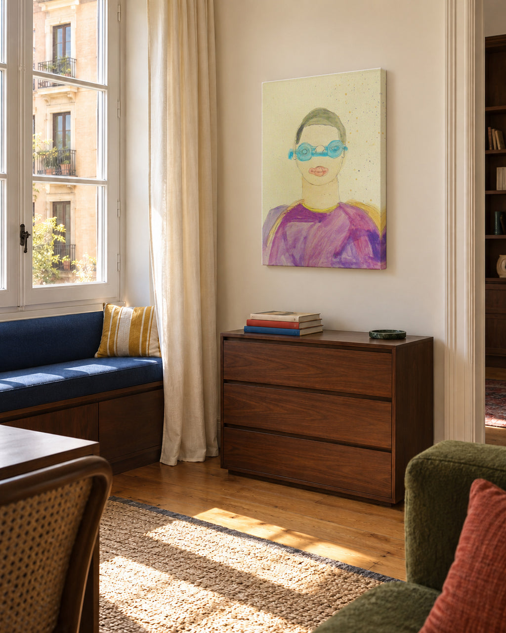 El meu entrenador - José Maria Escobar - Unframed canvas in an interior