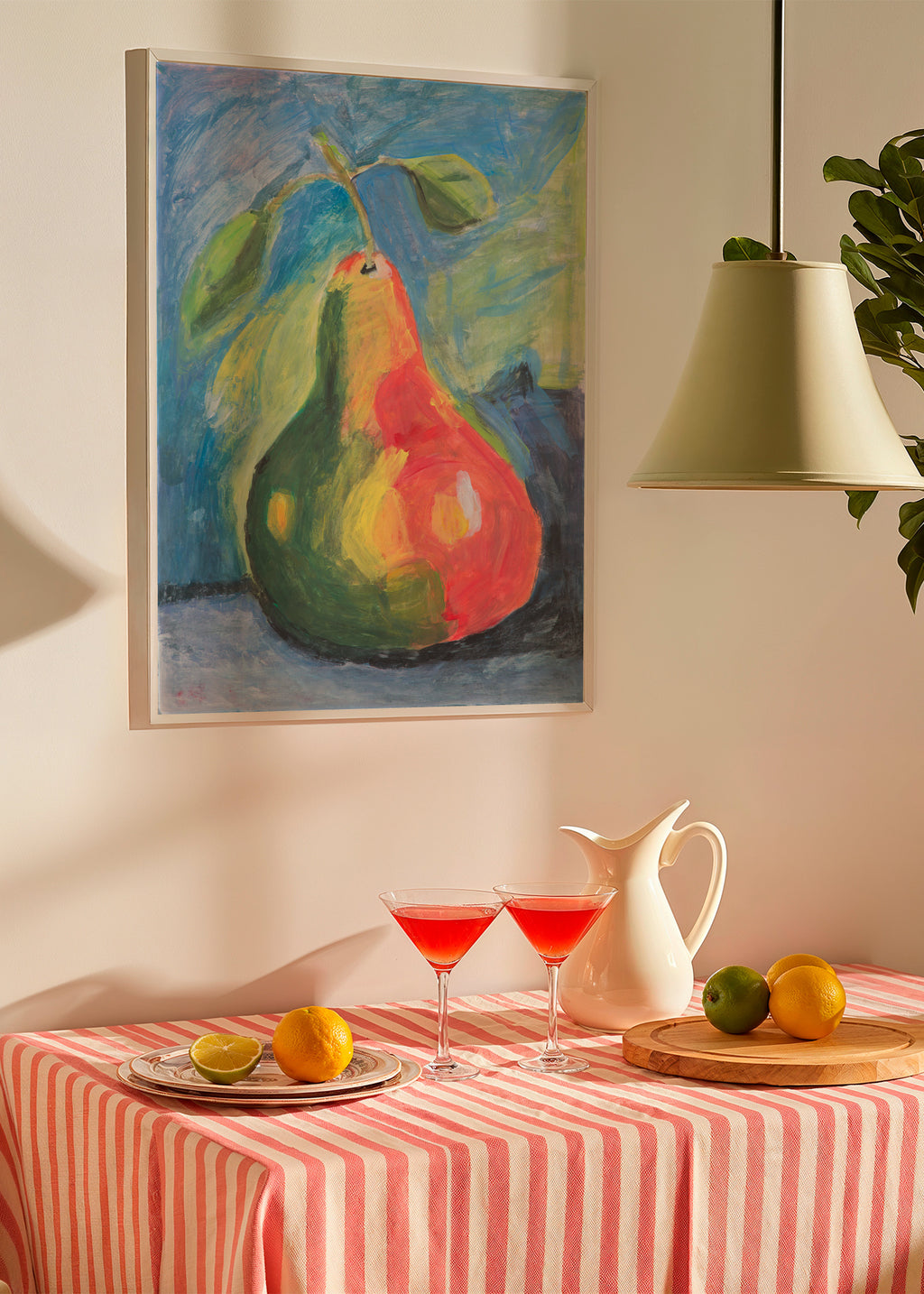Som la pera - Marta Ventura Vilar - Framed poster in an interior