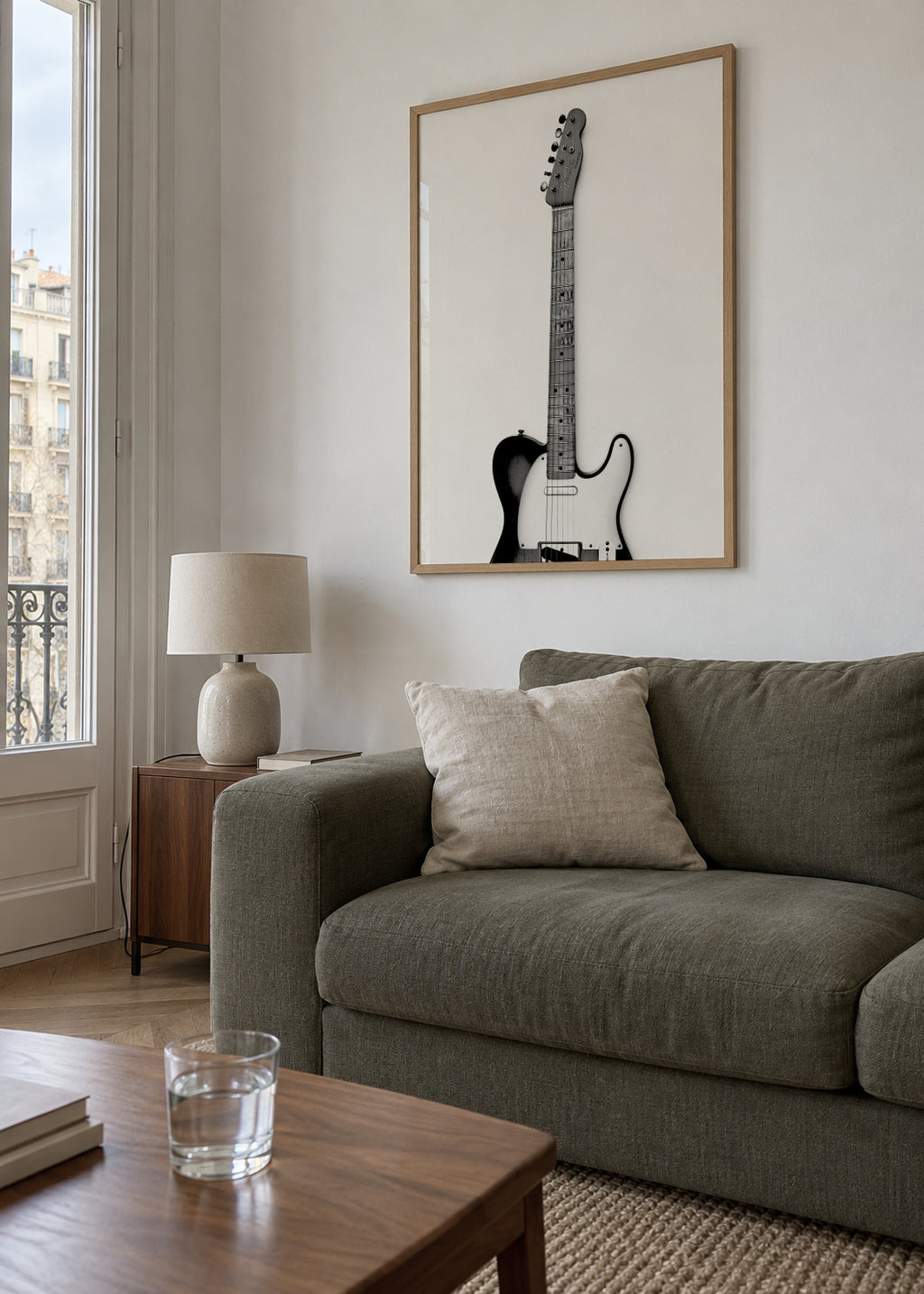 The Road Warrior - Framed poster in an interior