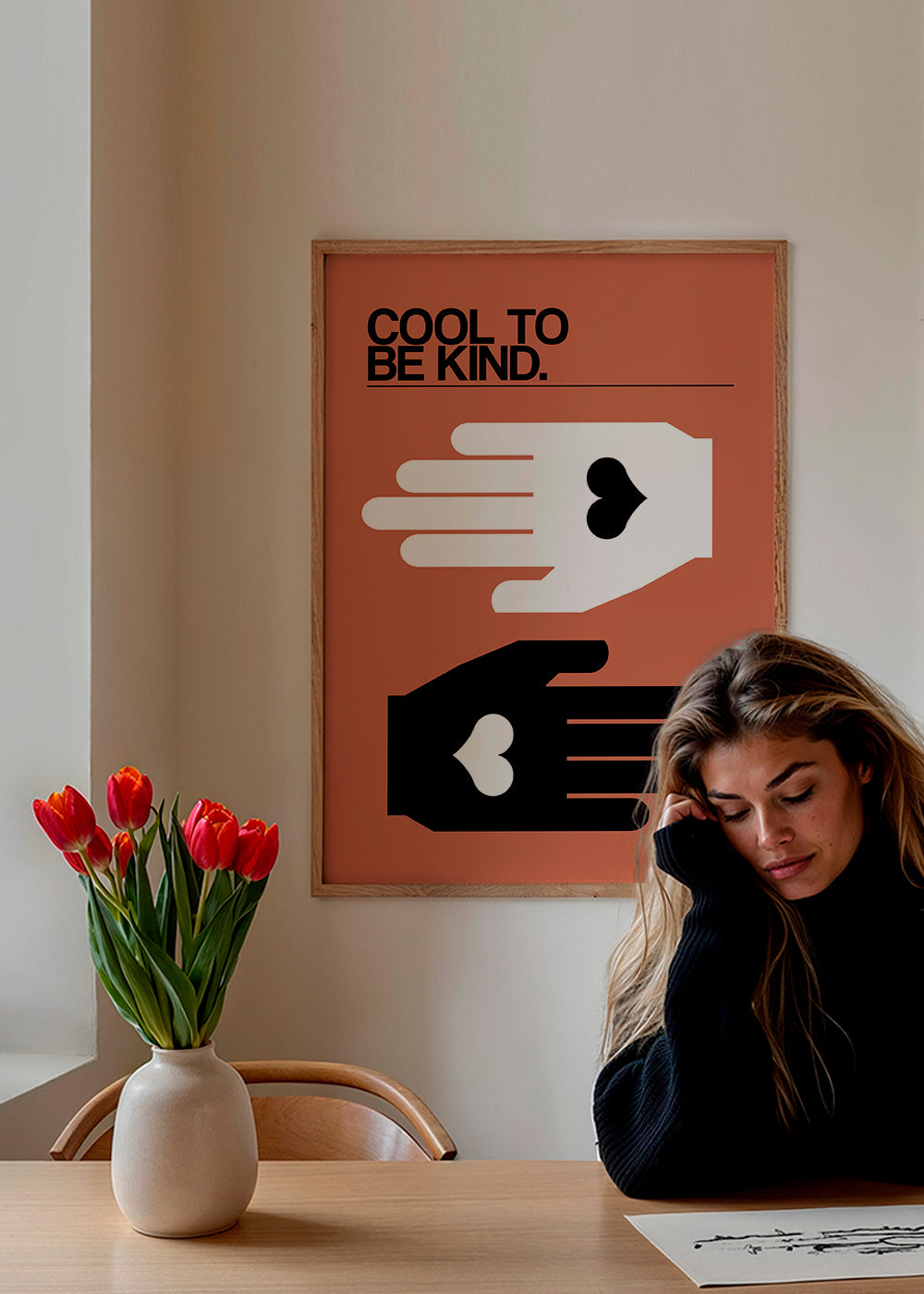 Cool To Be Kind Salmon - Frances Collett 