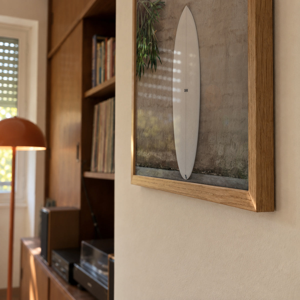 Safari Twinfin - Framed poster detail