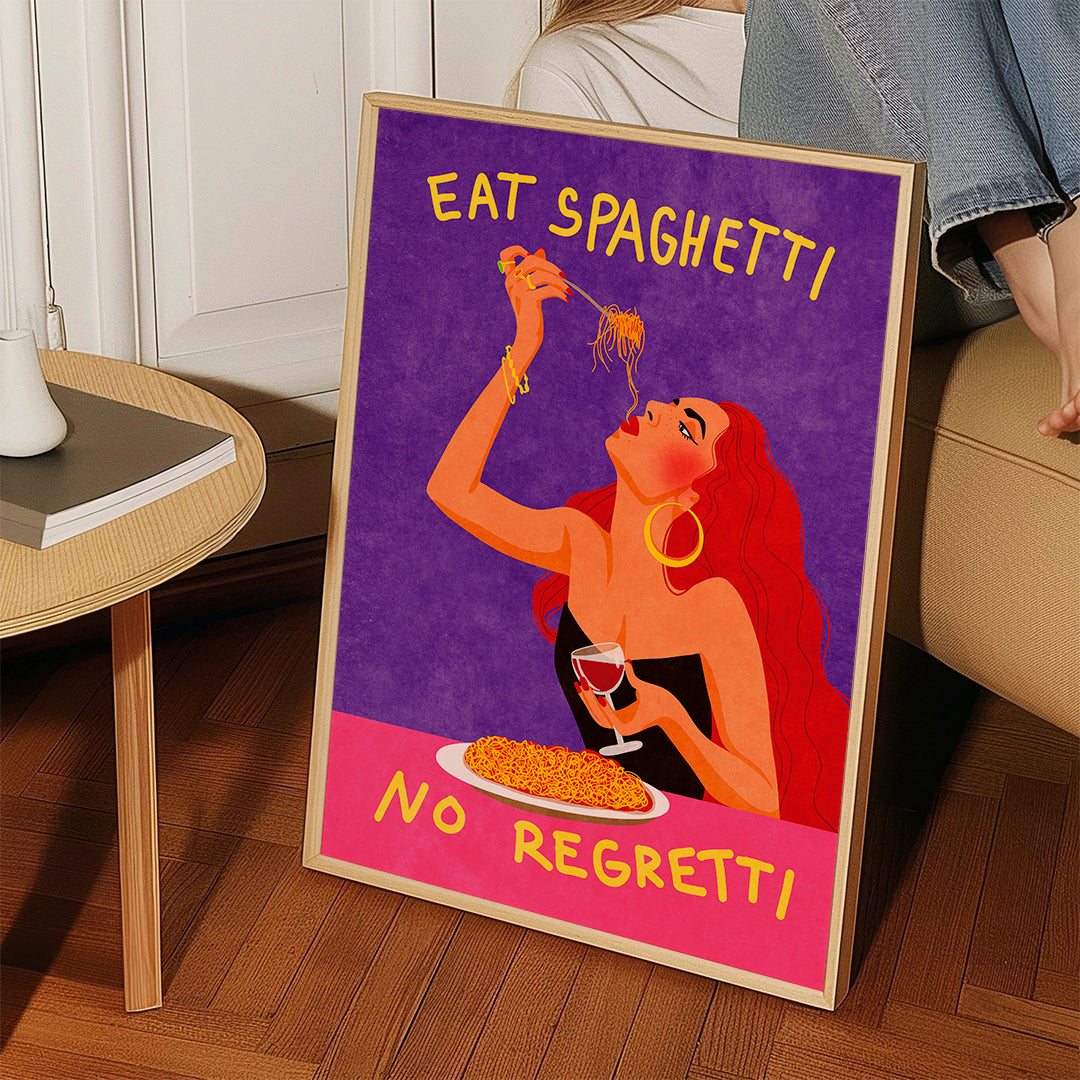 Eat spaghetti no regretti - Raissa Oltmanns 