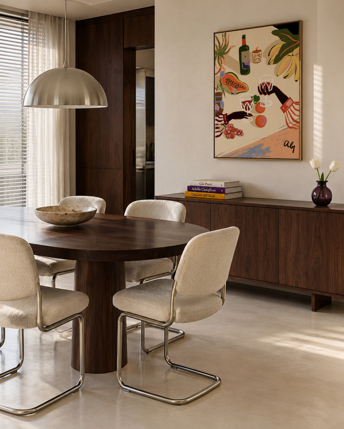 Cheers To You - Framed canvas in an interior
