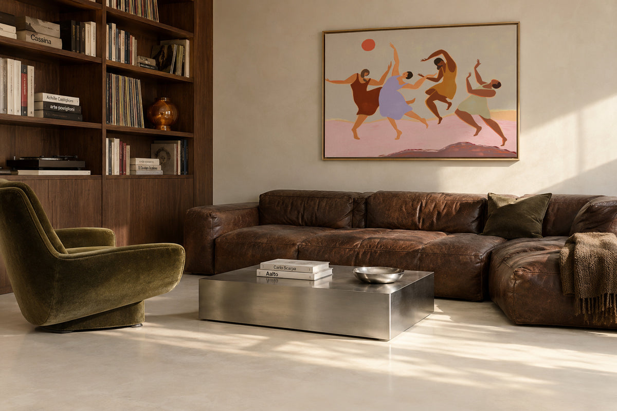 Together - Framed canvas in an interior