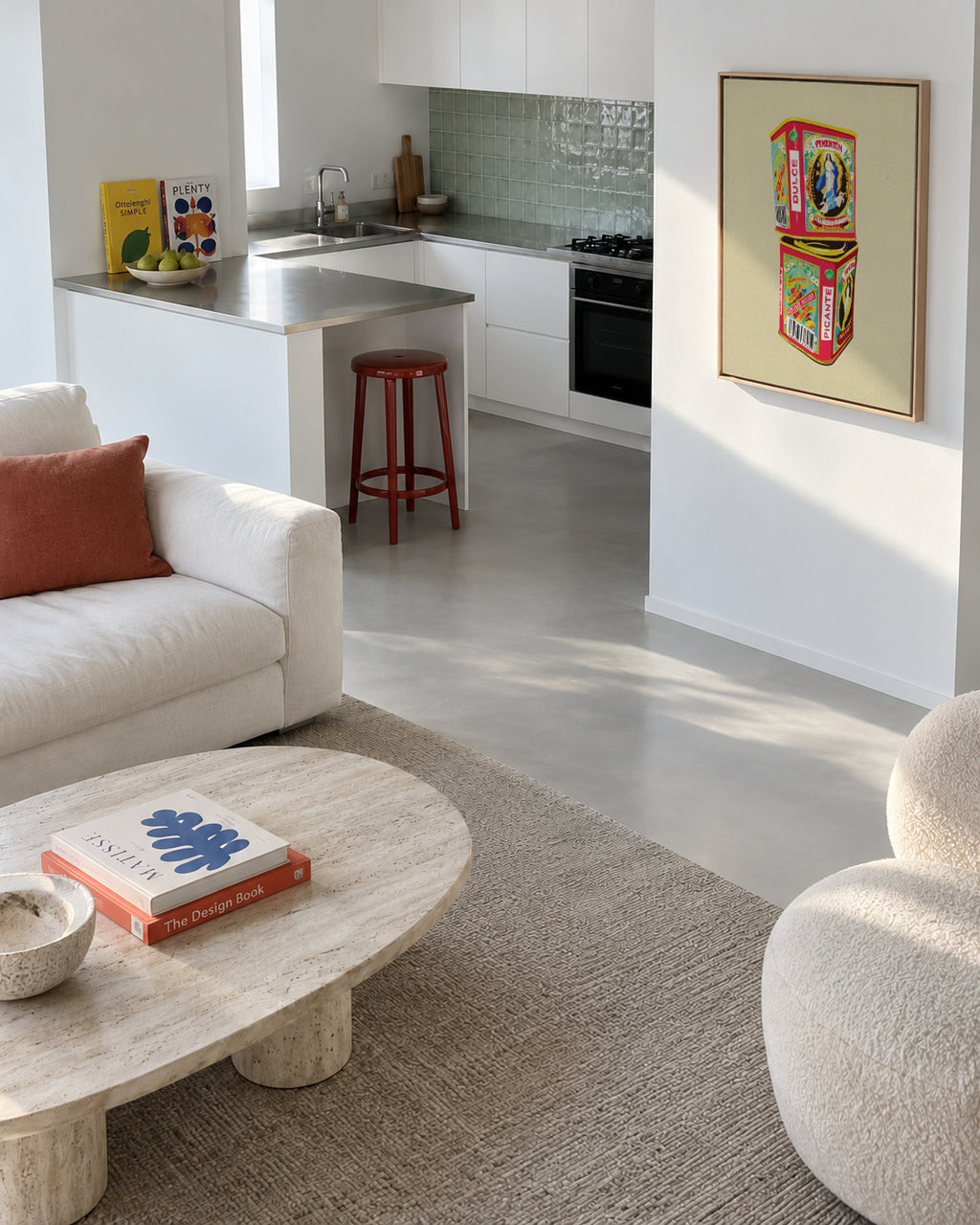 Pimentón - Framed canvas in an interior