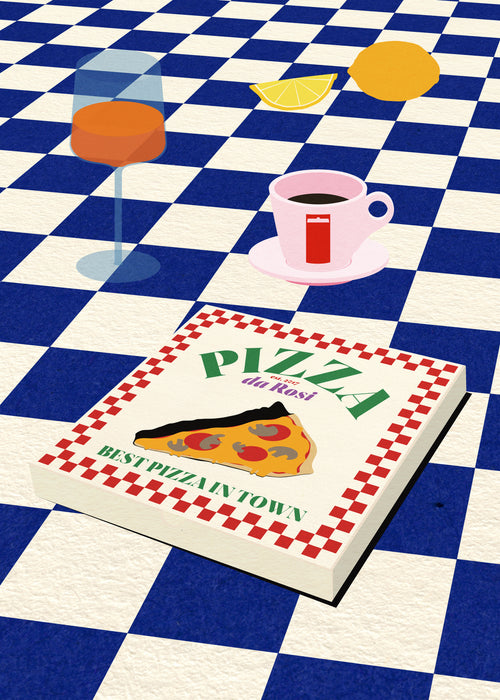 The Italian Menu - Unframed art print