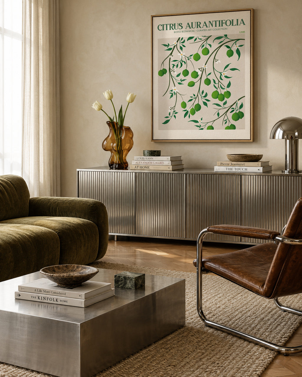Ratio 4x5 Print By Bohonewart Copy 3 - Framed canvas in an interior