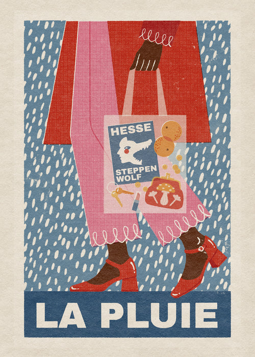 La Pluie French Style - Unframed art print