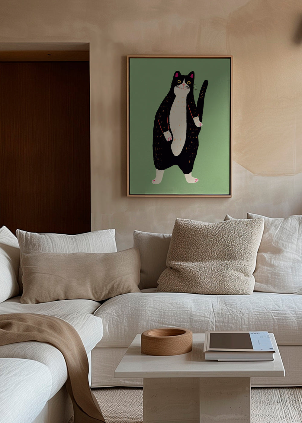 Black and white cat 02 - Little Dean 