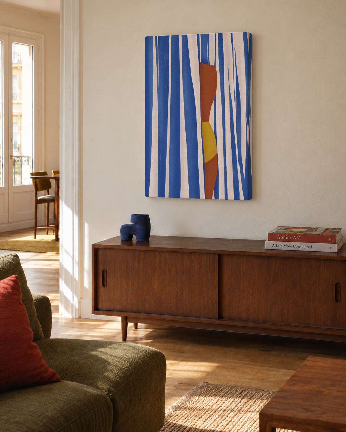 Summer Tan - Unframed canvas in an interior