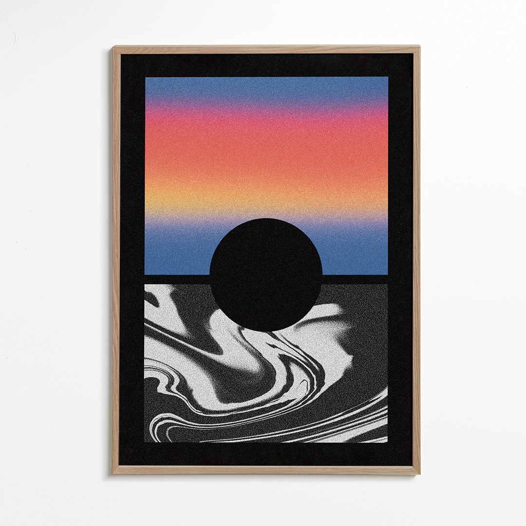 Black Worm Hole Gradient - Amy Louise Baker