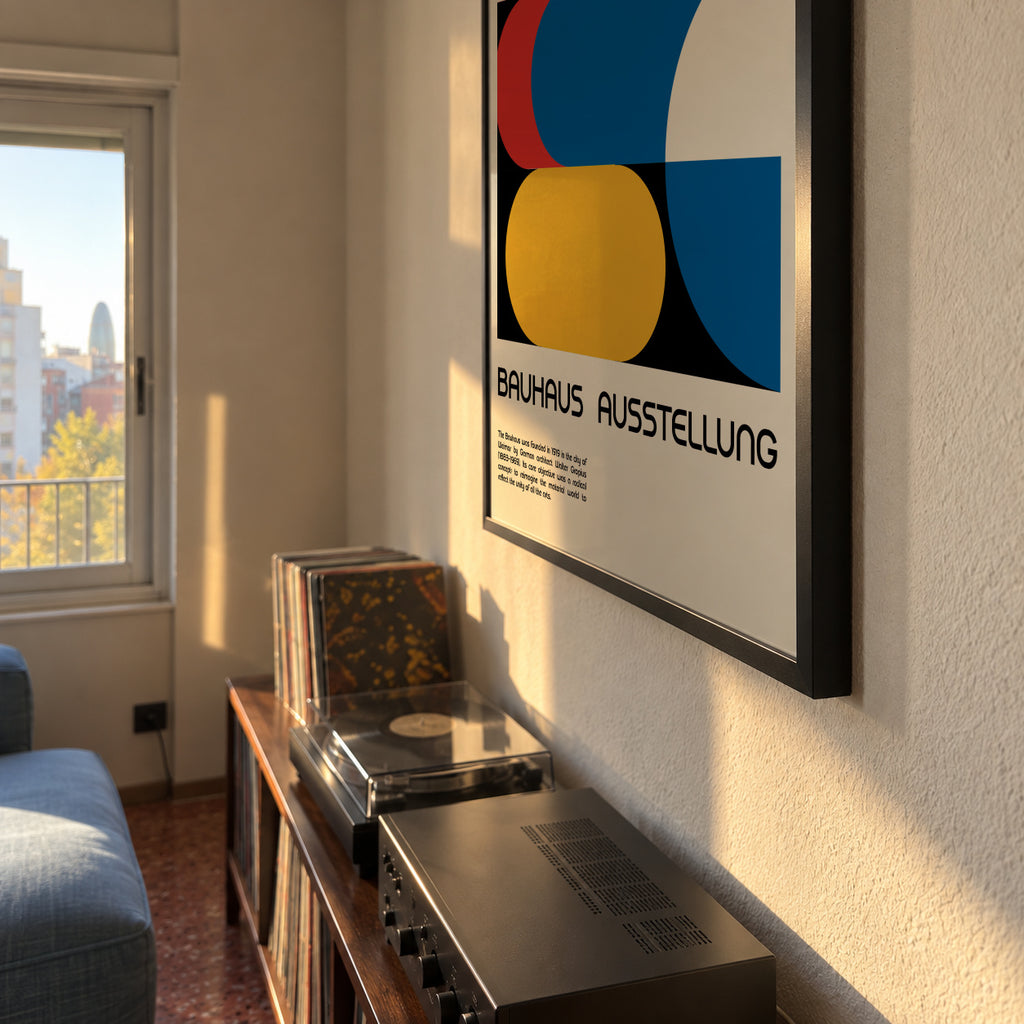 Bauhaus Ausstellung 1923 - Framed poster detail