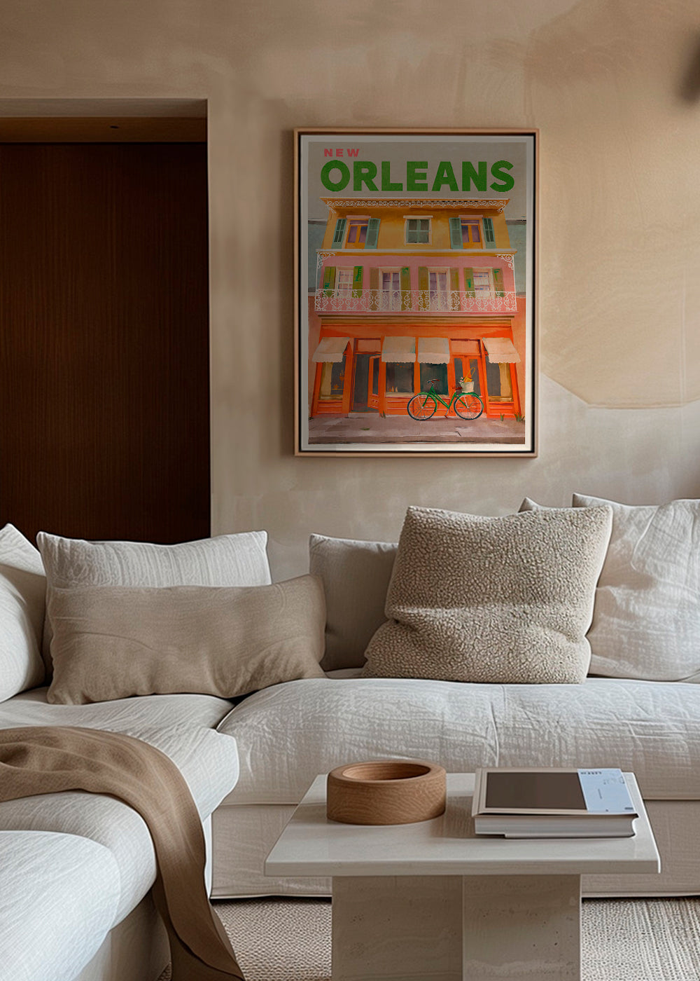 New Orleans Louisiana Vintage Travel Poster - The Whiskey Ginger