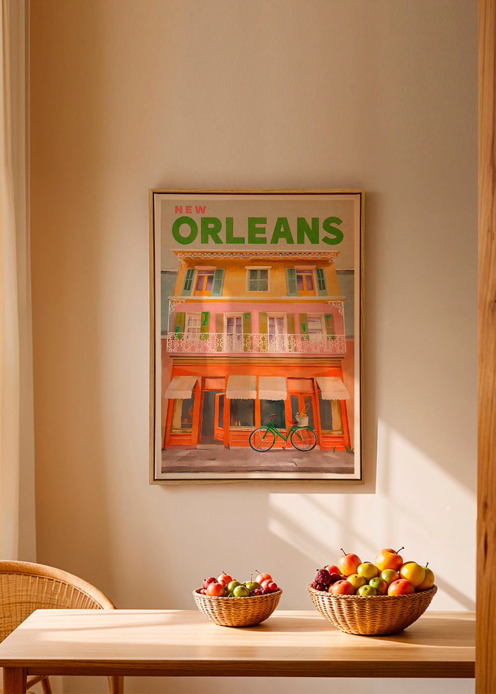 New Orleans Louisiana Vintage Travel Poster - The Whiskey Ginger