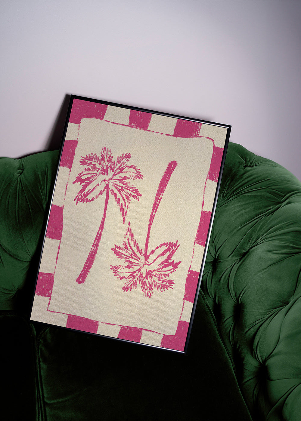 Illustration Palm paradise – Pink