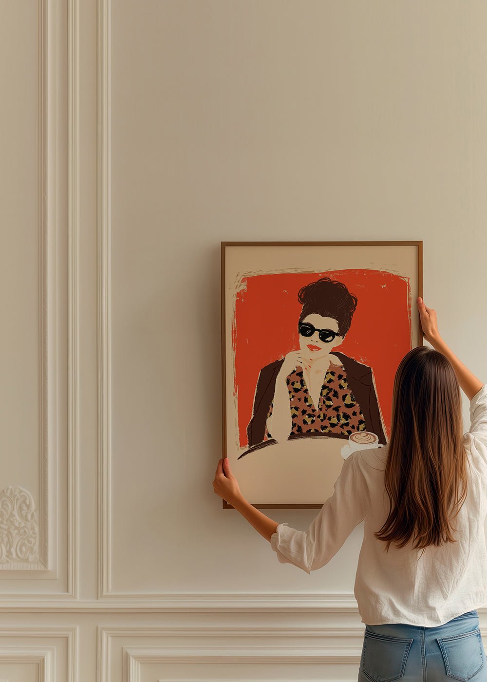 Illustration At the Café