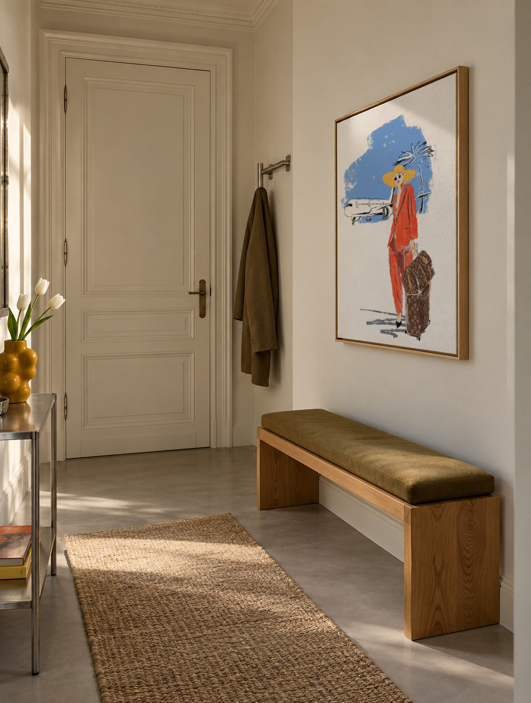 Travel - Framed canvas in an interior