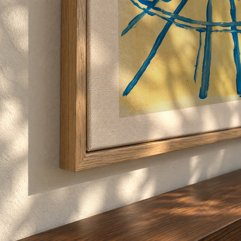 That night - Framed canvas detail