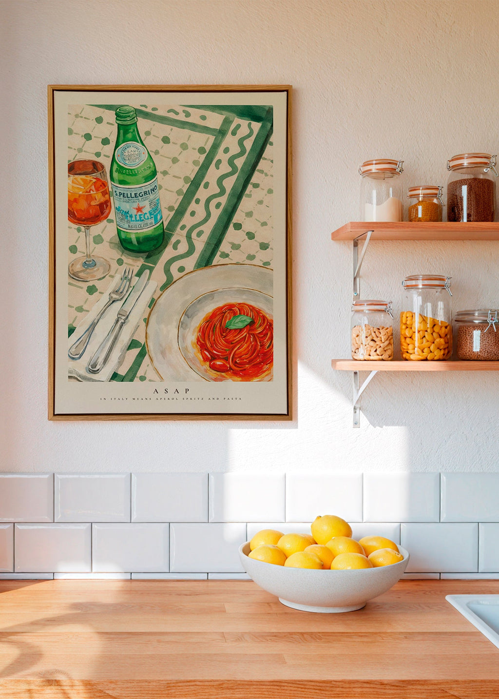 Küchenkunst Aperol Spritz und Pasta