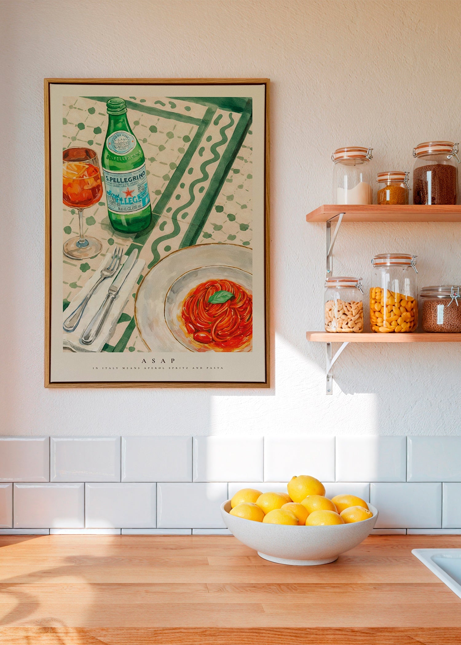 Küchenkunst Aperol Spritz und Pasta