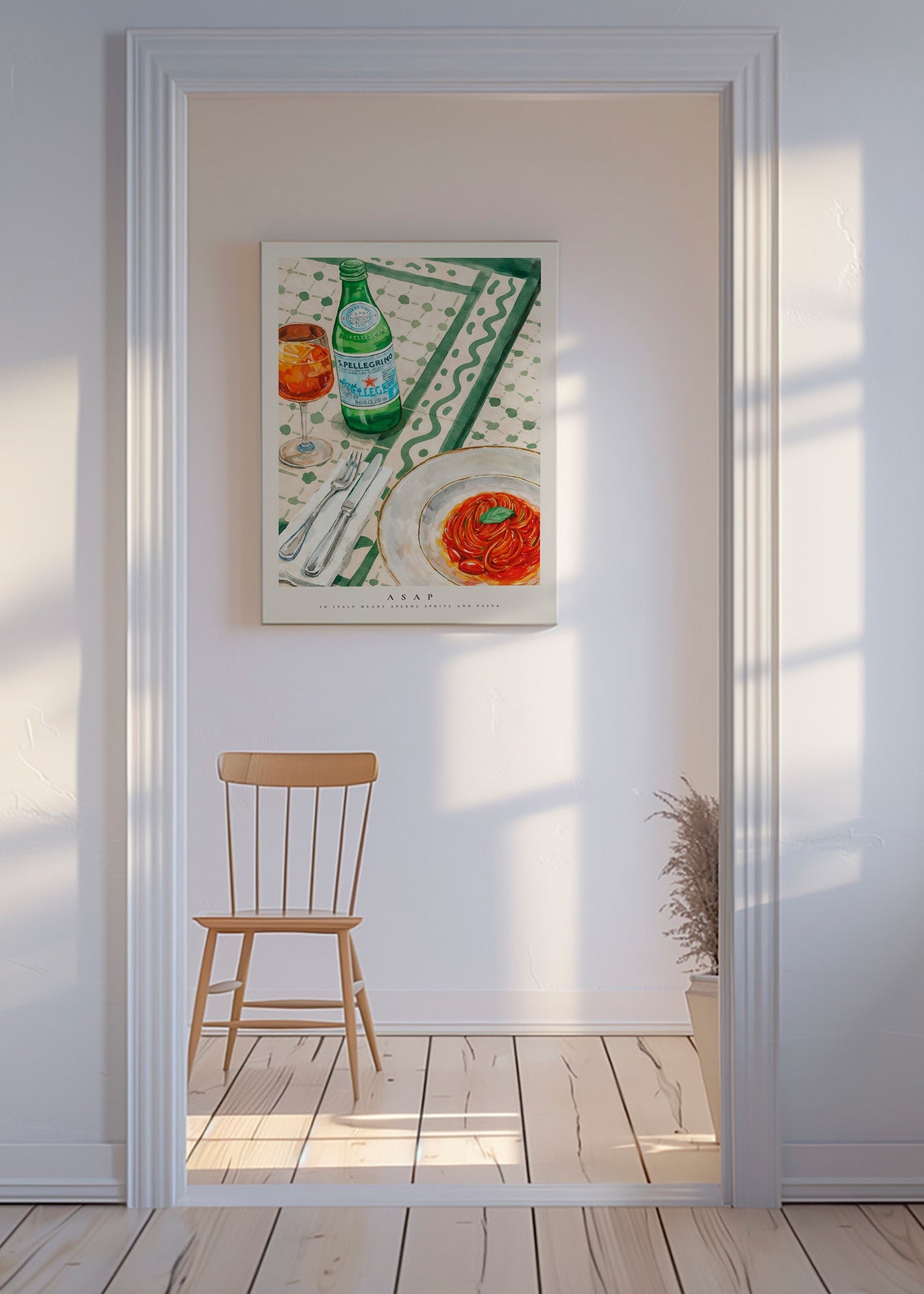 Küchenkunst Aperol Spritz und Pasta