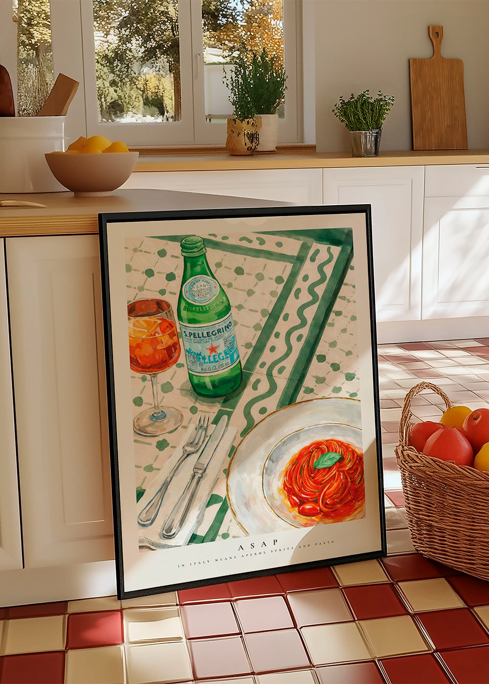 Küchenkunst Aperol Spritz und Pasta
