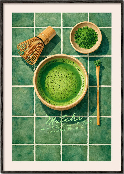 Küchenkunst: Matcha mit Utensilien