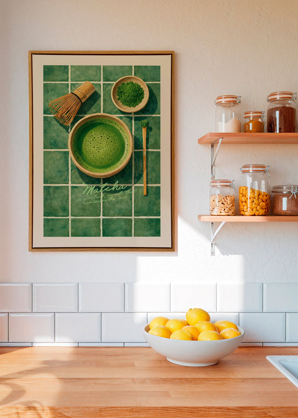 Küchenkunst: Matcha mit Utensilien
