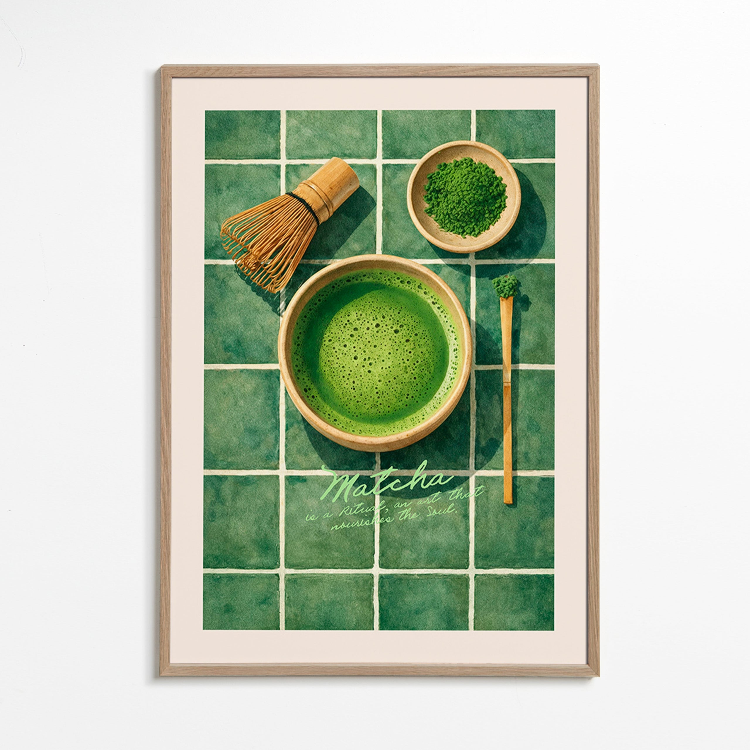 Küchenkunst: Matcha mit Utensilien