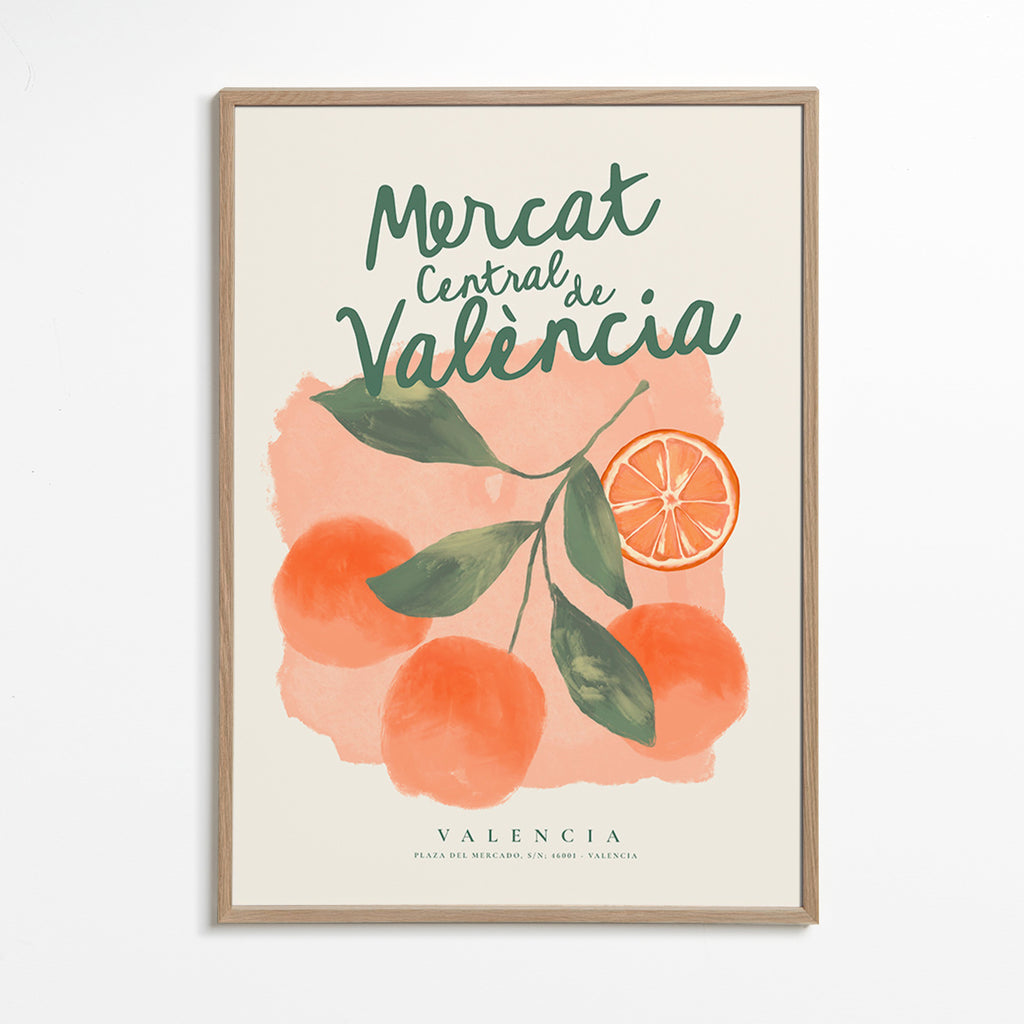Küchenkunst Mercat Central mit Orangen
