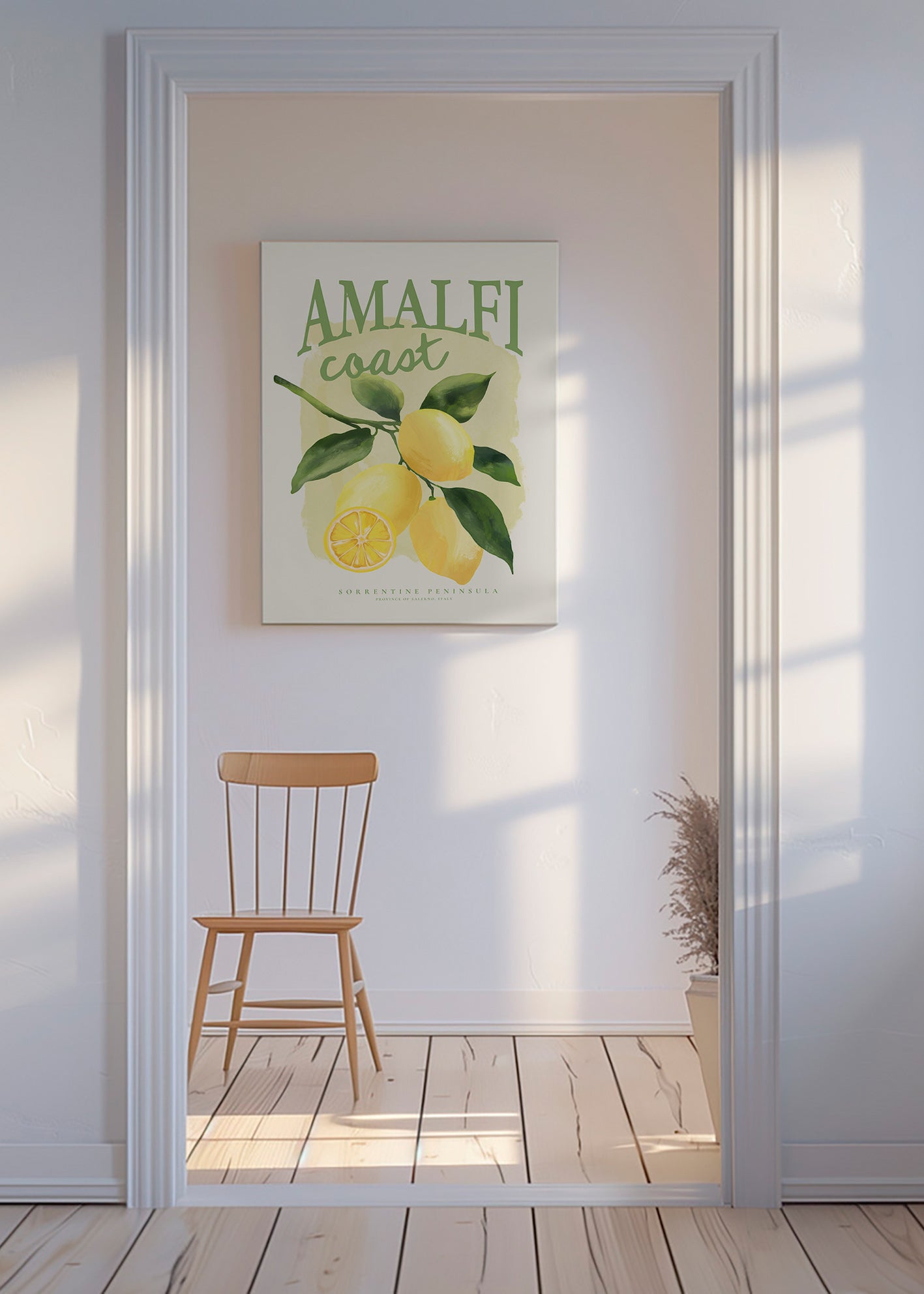 Botanischer Amalfi-Zitronen-Druck