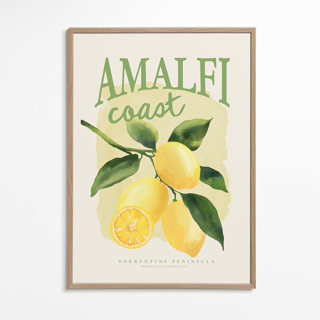 Botanischer Amalfi-Zitronen-Druck