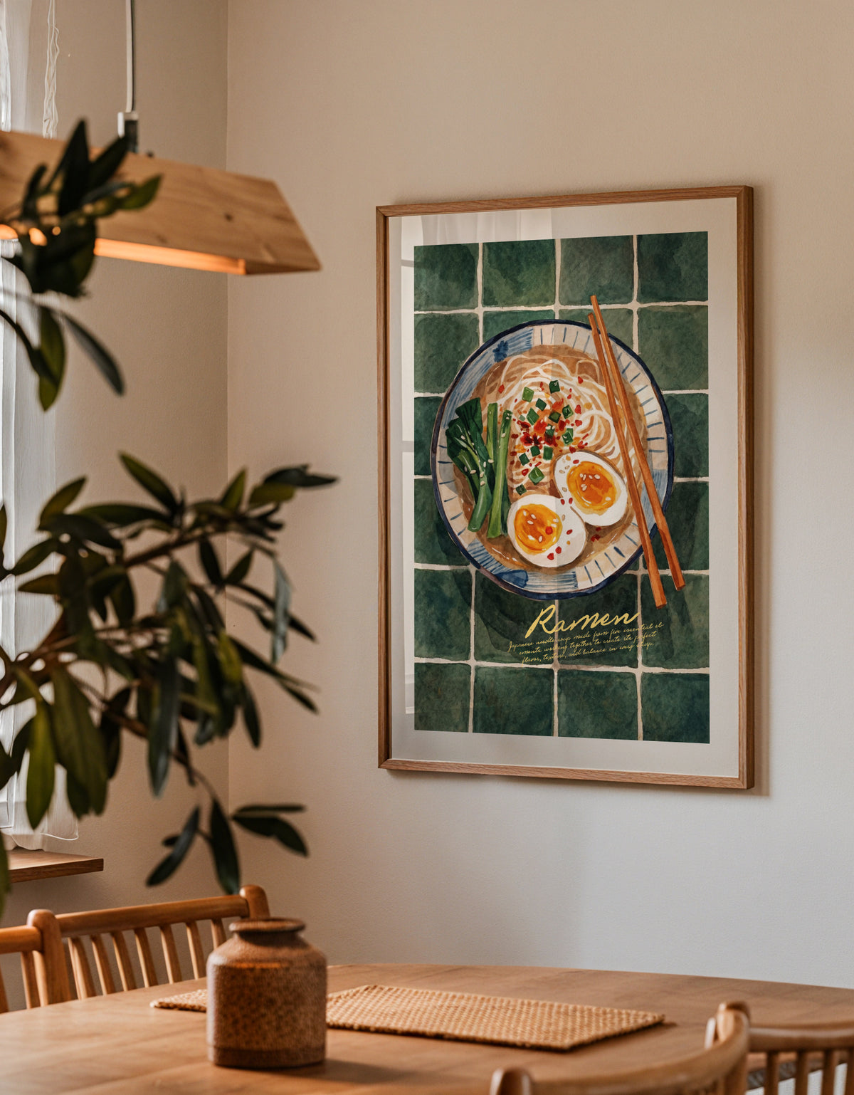 Ramen - Framed poster detail
