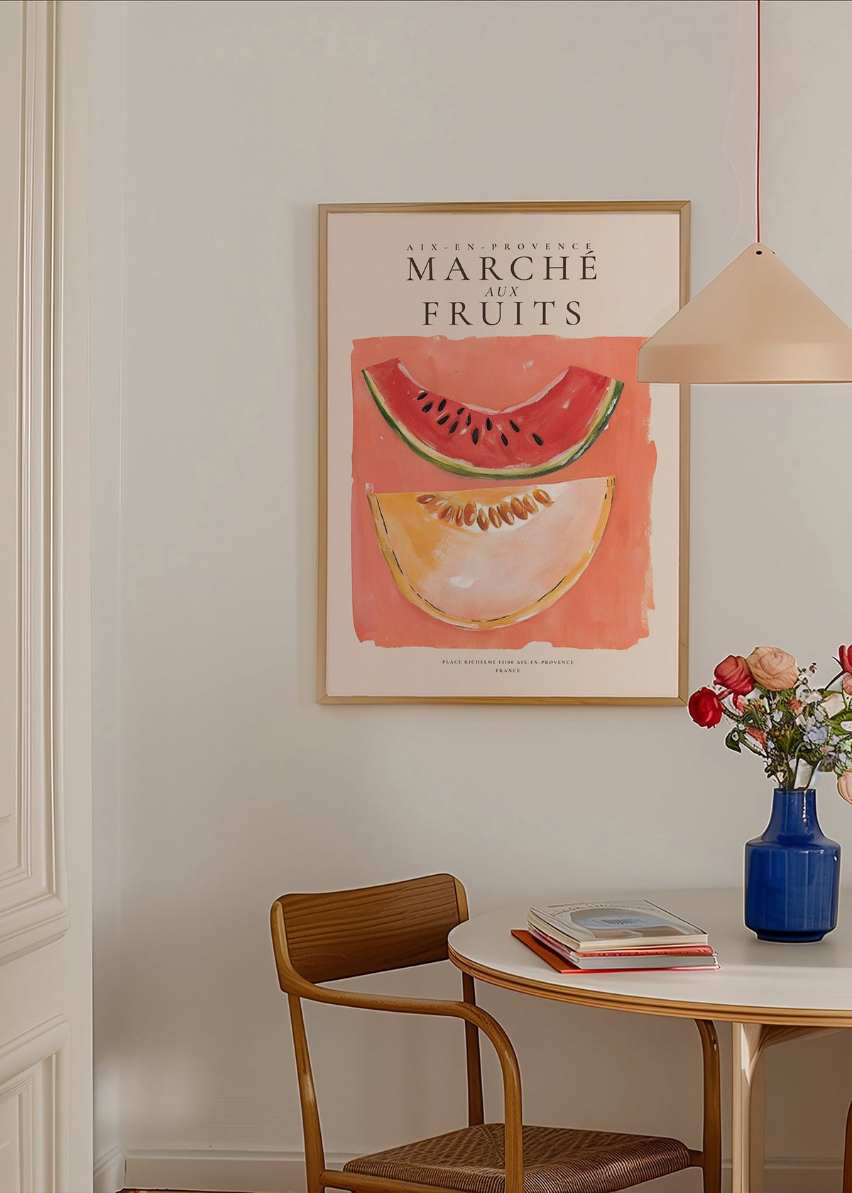 Küchenkunst Provence Früchte: Melone und Wassermelone