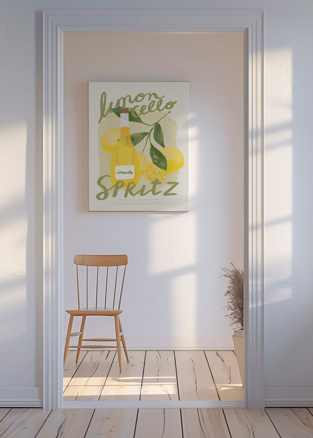 Küchenkunst Limoncello Spritz Illustration