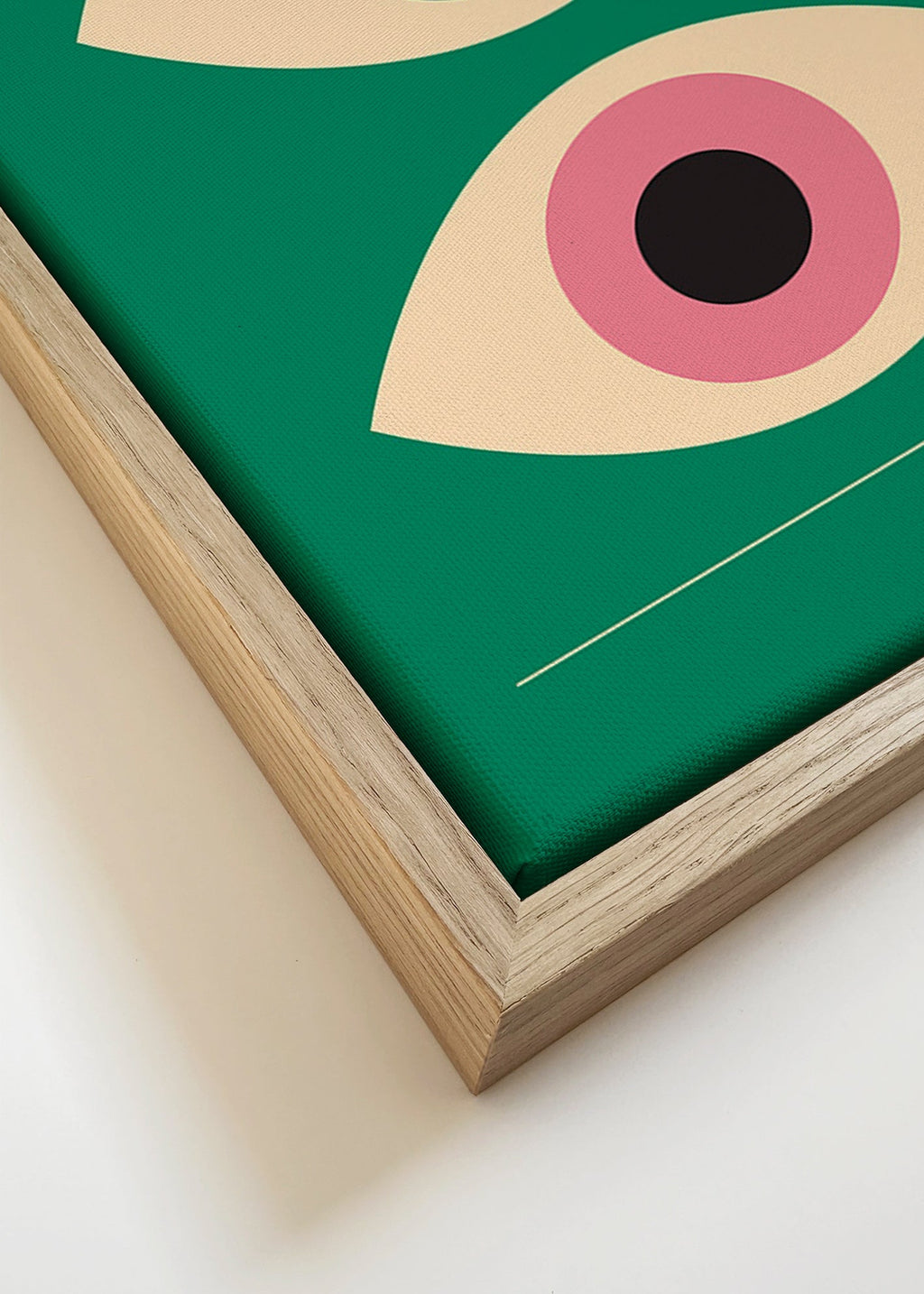 Geometrisches Bild Bauhaus doppelte Augen