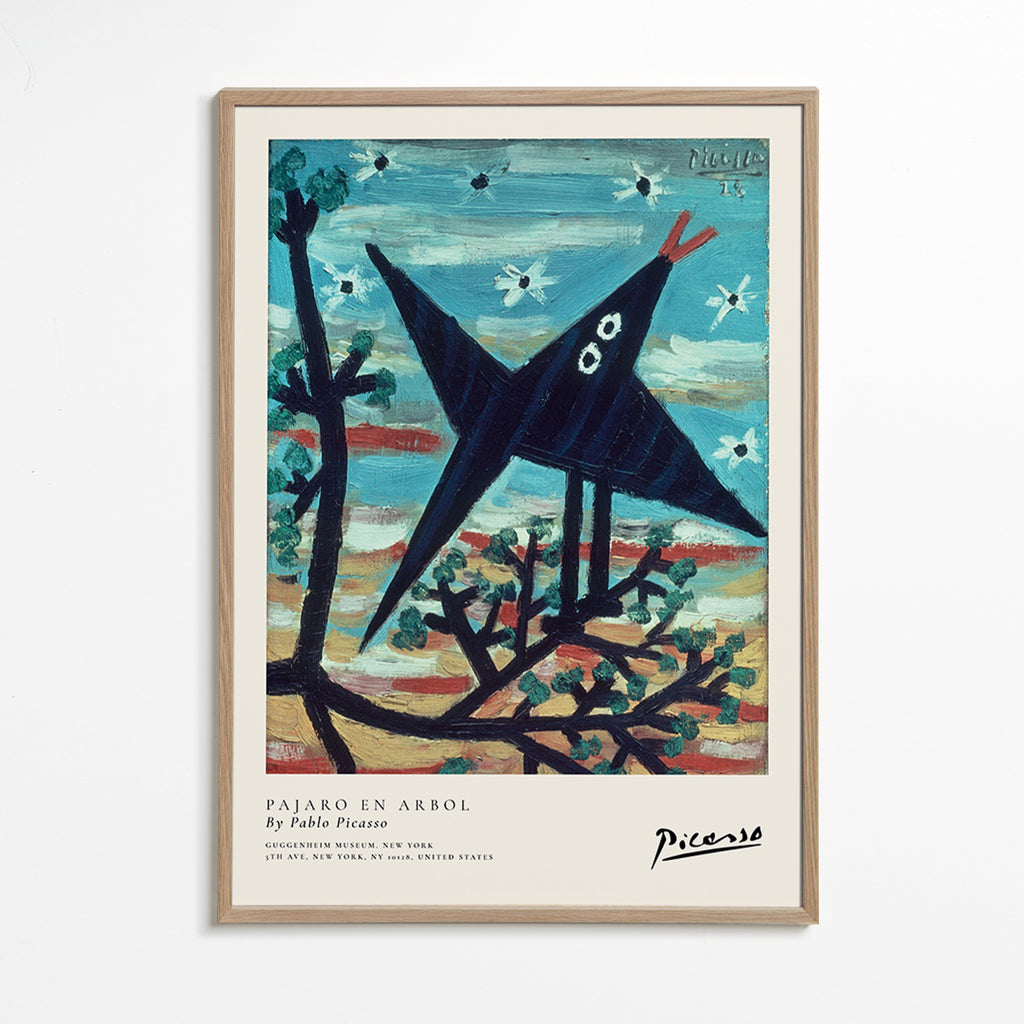 Kunstwerk Vogel im Ast
