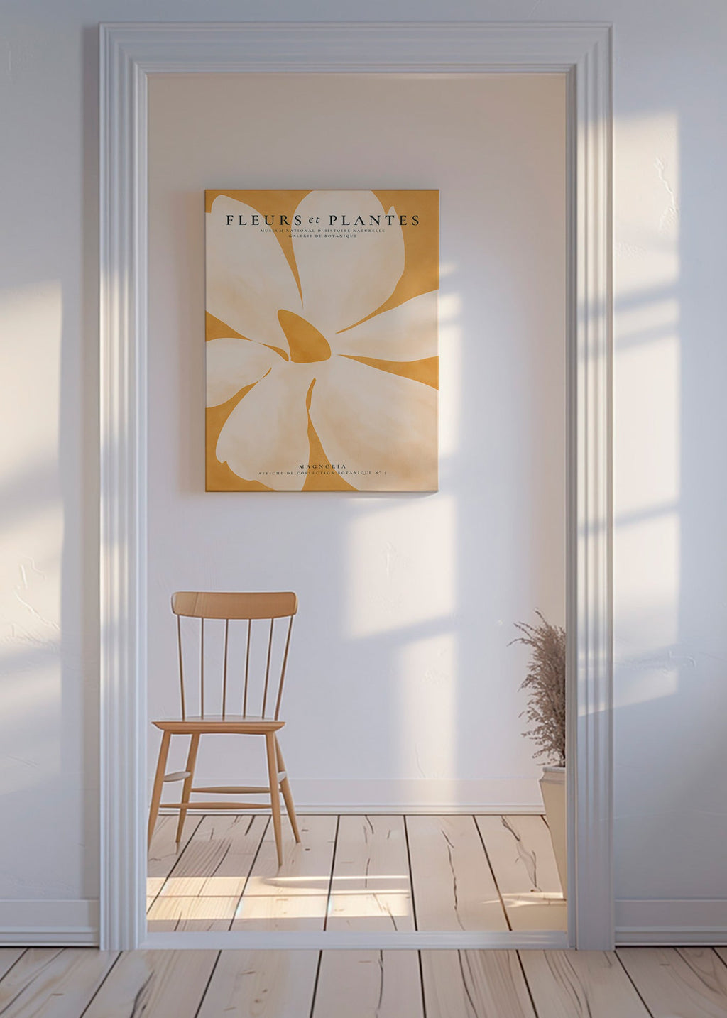 Botanischer Druck Magnolia Großformat
