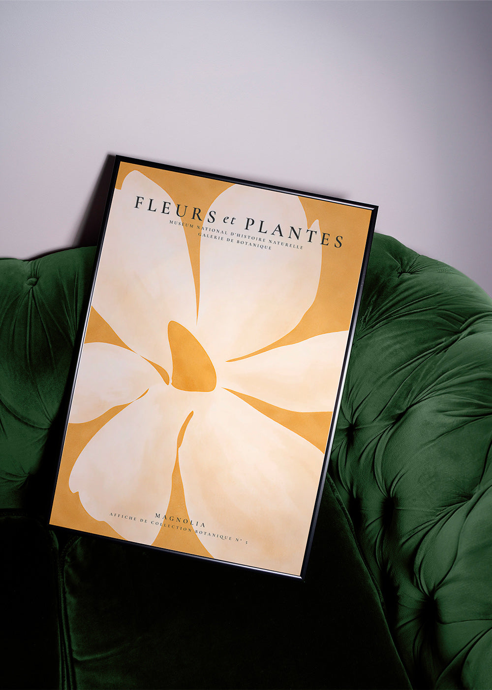 Botanischer Druck Magnolia Großformat