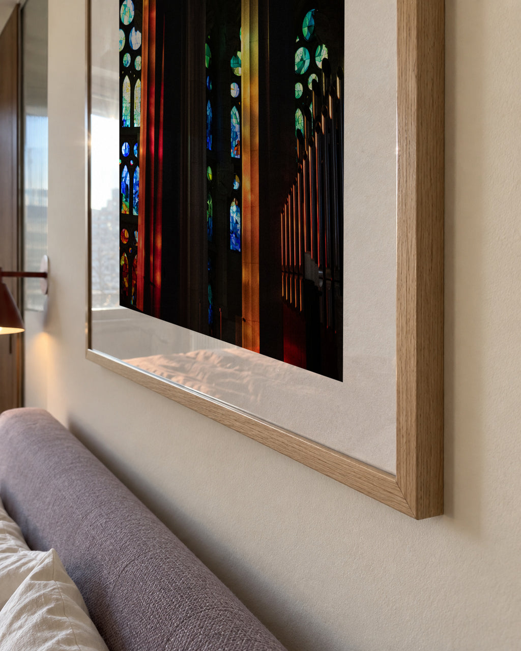 Cathedral Lights - Framed poster detail