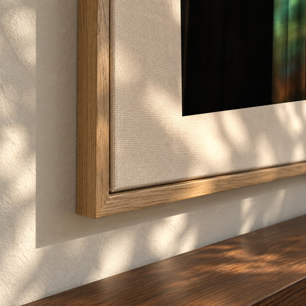 Golden Nave - Framed canvas detail