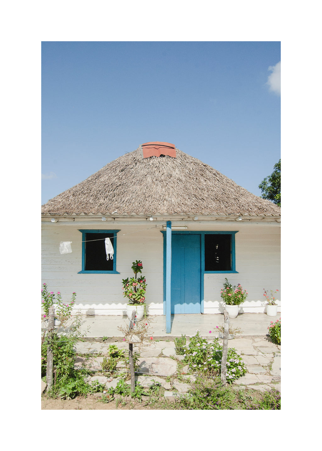 Blue House - Unframed art print
