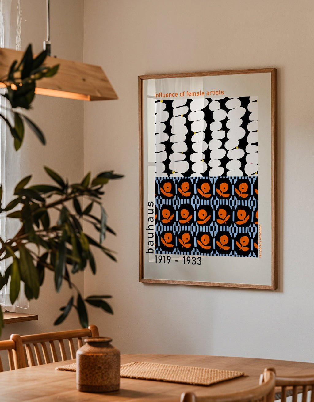 Bauhaus Female Artists - Framed poster detail