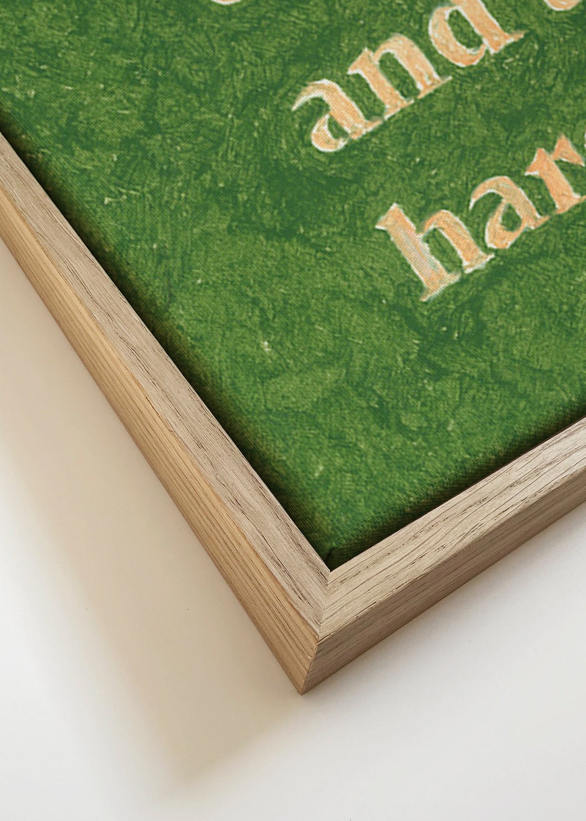 Cuadro vintage con tipografía y cita country – Canvas detail