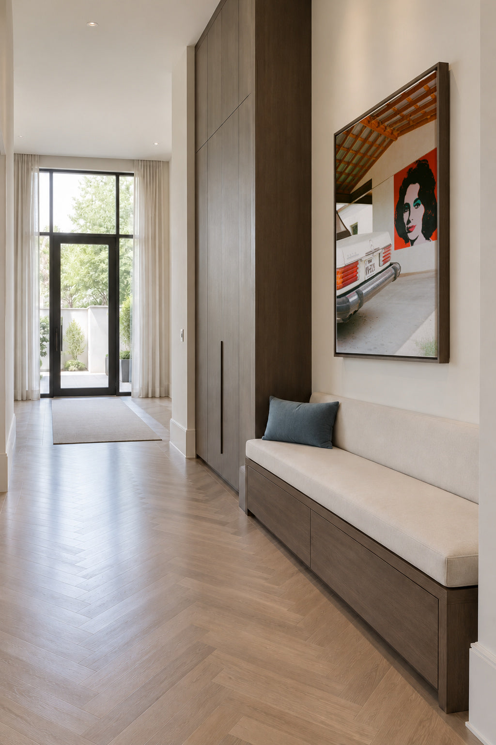 Marfa Texas - Framed canvas in an interior