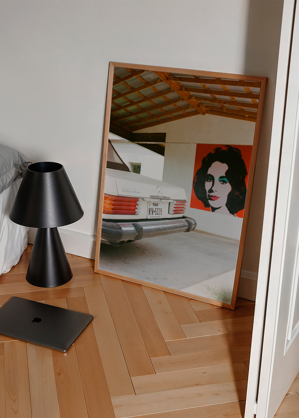 Marfa Texas - Framed poster in an interior