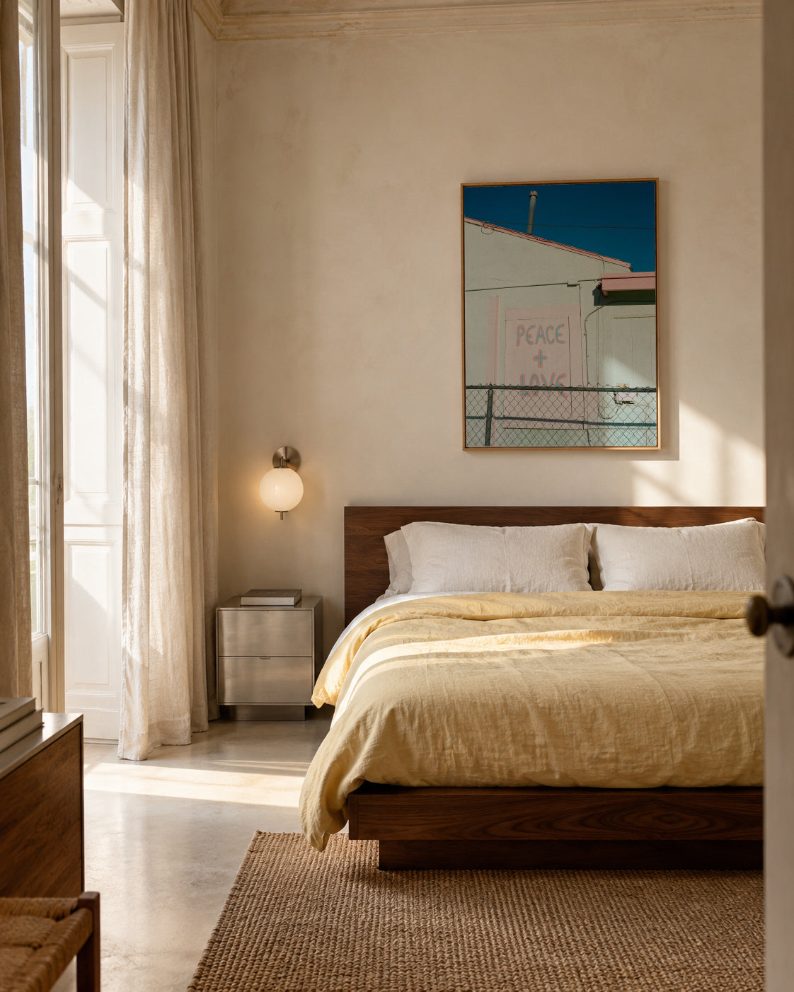 Joshua Tree Peace - Framed canvas in an interior