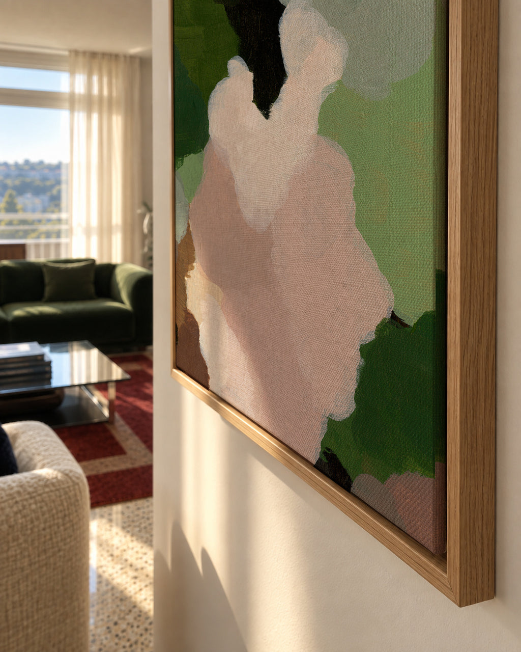 Abstract 60 - Framed canvas detail