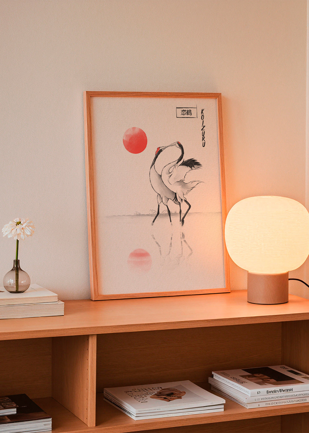 Cuadro grullas japonesas minimalistas – Product3