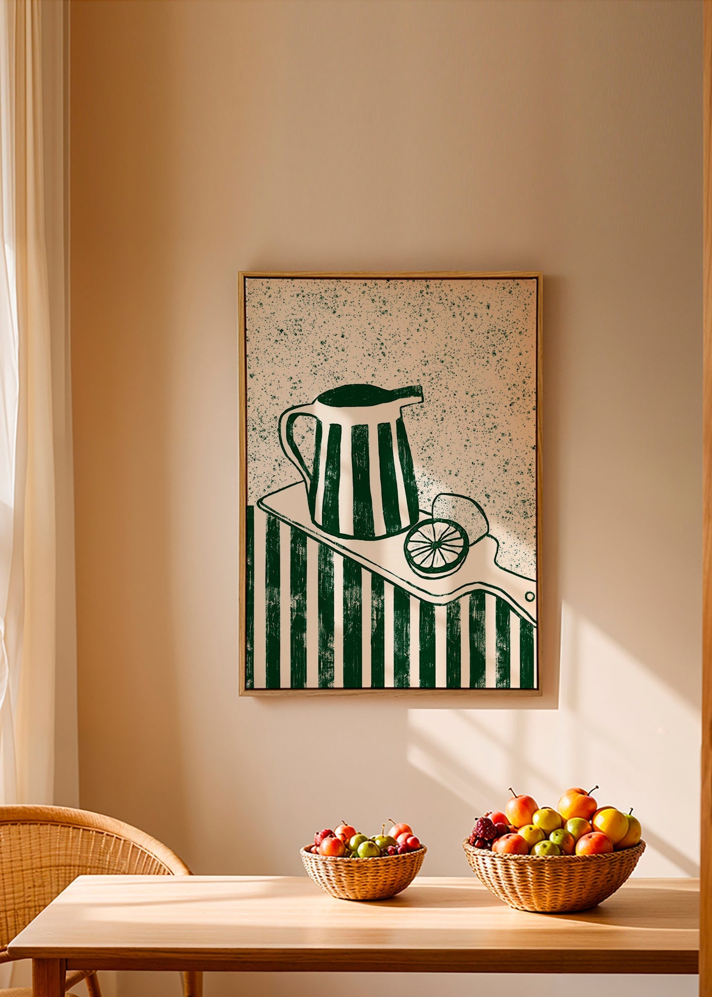 Cuadro de cocina con jarra y limón – Canvas1